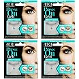 Ardell False Eyelashes Press On Lash with Adhesive Pipette 109 Black 4 pack