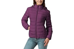 YZG Down Jacket for Women Lightweight Long Sleeve Quilted Puffer Coat with Detachable Hooded