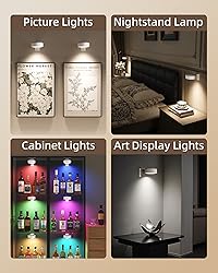 EZVALO Picture Lights for Wall, 2000mAh