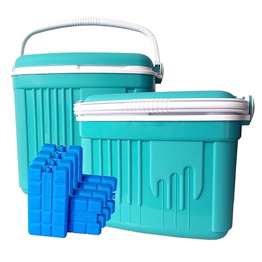 ToCi - Nevera portátil Grande y pequeña (2 neveras pasivas de 32 y ...