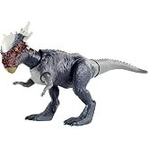 Mattel Jurassic World Toys Camp Cretaceous Stygimoloch Stiggy Savage Strike Dinosaur Figure, Smaller Size, Attack Move Iconic to Species, Movable Arms &amp; Legs, Ages 4 Years Old &amp; Up