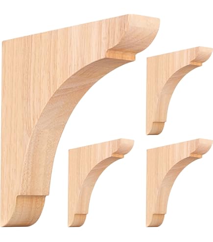 Ekena Millwork BKTW01X08X08OLGM Medium Olympic Wood Wood