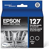 Epson T127120-D2 DURABrite Ultra Black Dual Pack Extra High Capacity Cartridge Ink