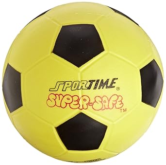 yellow soccer ball