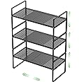 Amazon.com: SOFRON Expandable Cabinet Storage Shelf Stackable Organizer ...