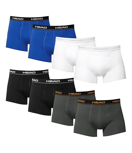 HEAD Herren Boxershorts 841001001 8er Pack