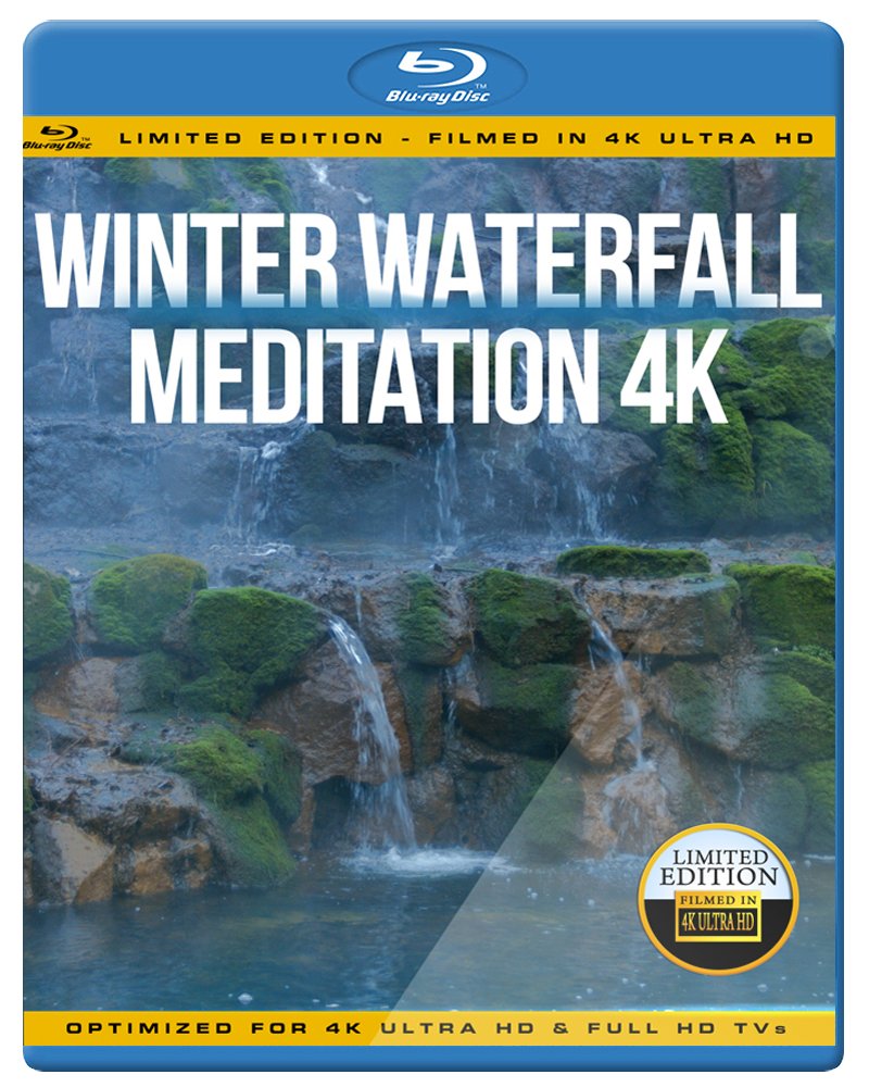 Amazon Com Winter Waterfall Meditation 4k Blu Ray Frankie Gordon Movies Tv