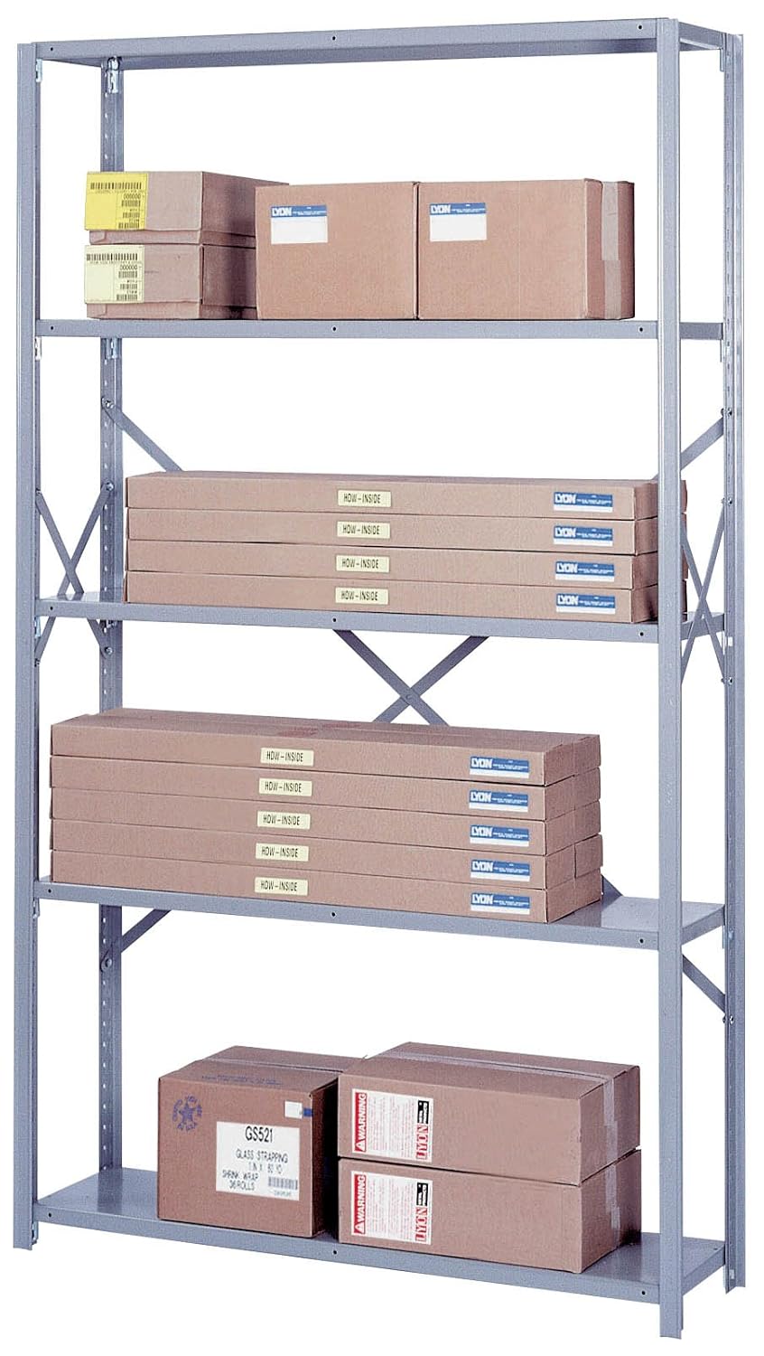 Lyon DD8342SX 8000 Series Open Shelving Starter with 5