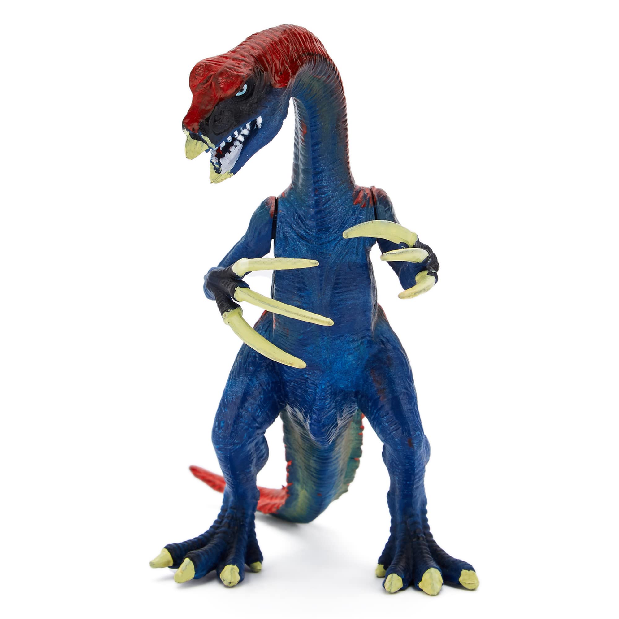 Zappi Co Childrens Therizinosaurus Dinosaur Figure Toy (13.5cm Length) Realistic Detailed Dino Collection for Kids - Action Figures for Playtime Fun & Learning