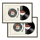 FramePro Record Frame with 2 Double Sided Mats