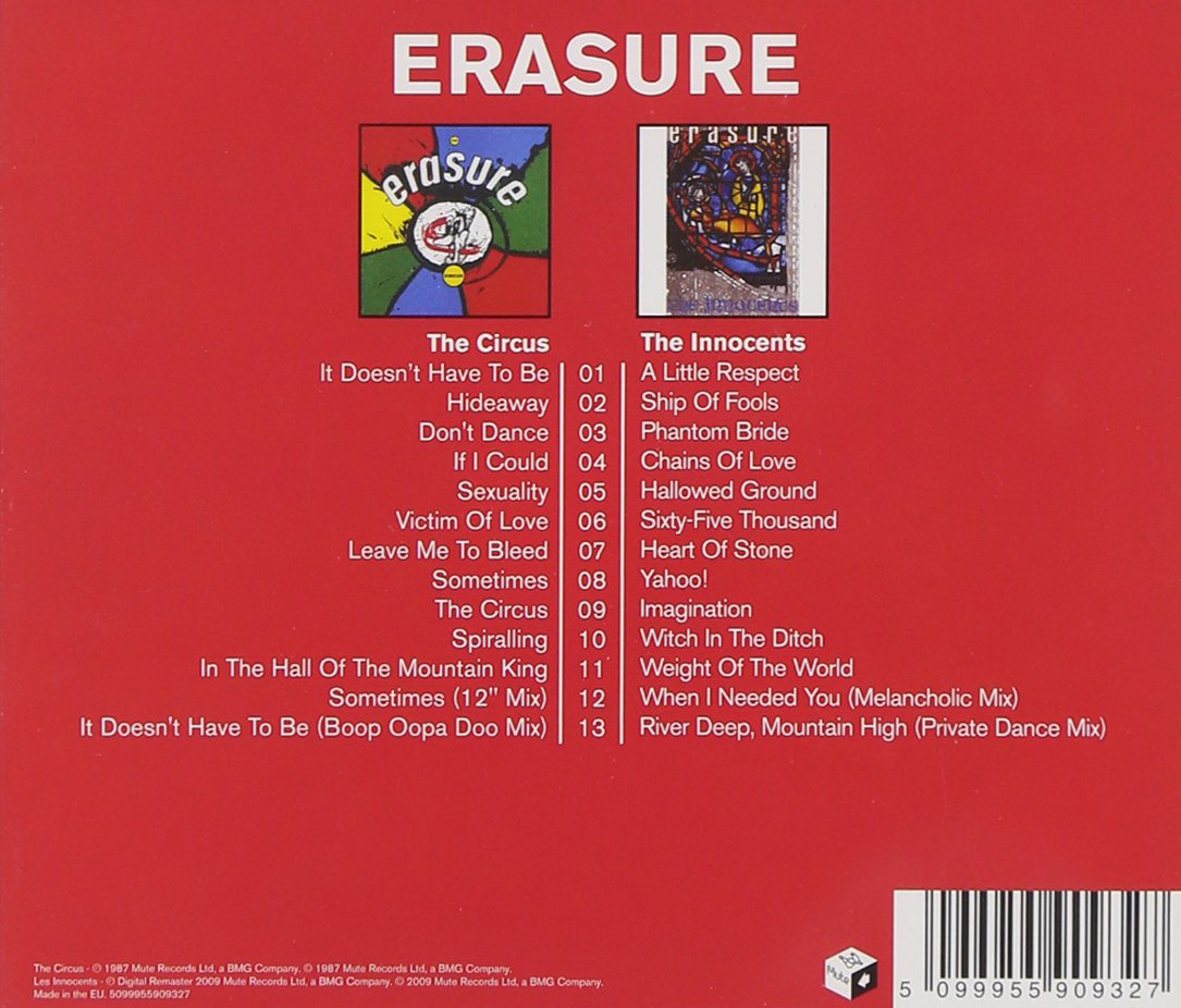 Classic Albums The Circus The Innoce Erasure Erasure Amazon De Musik amazon de
