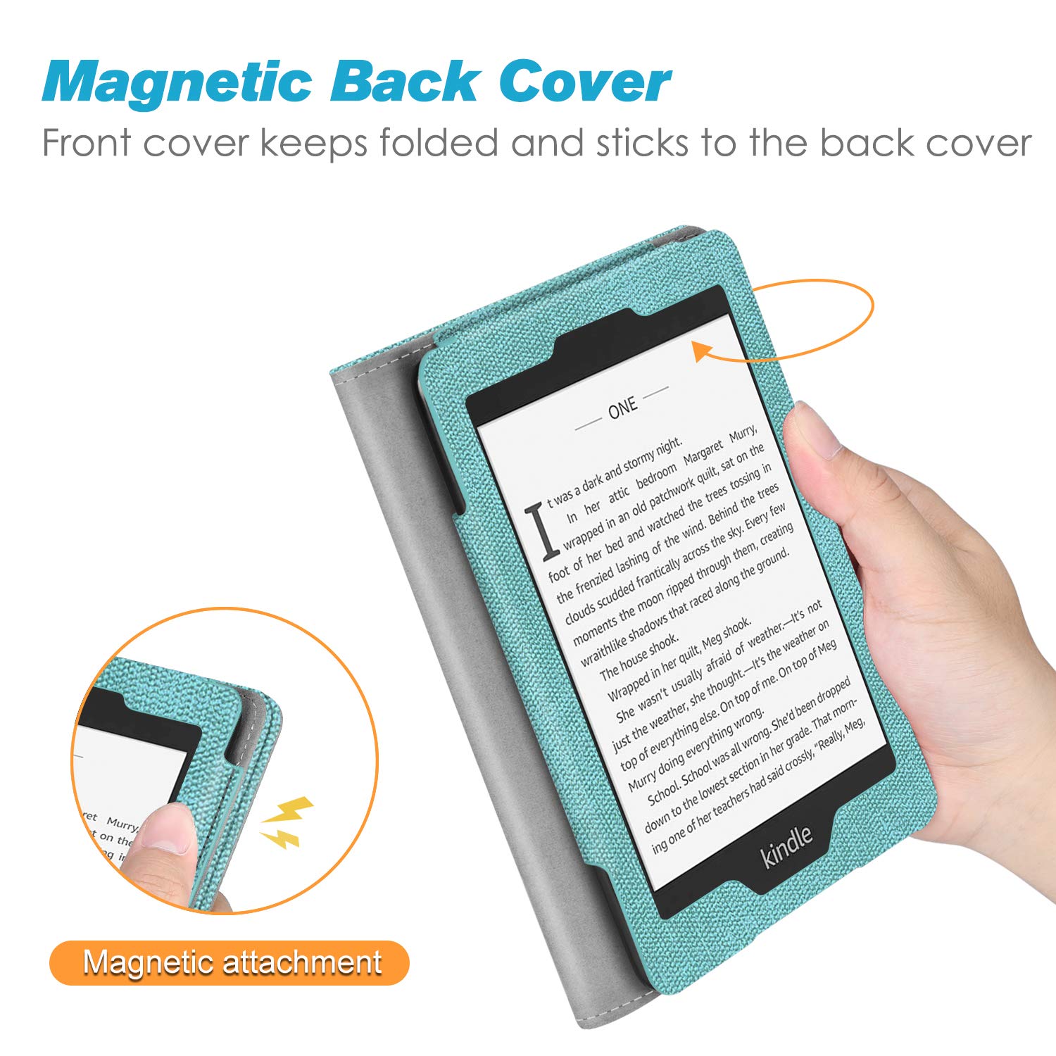 For Amazon Kindle Paperwhite 10th Gen 2018 Stand Case Sleeve Cover w