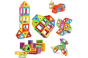 Rock Goldfish Magnetic Blocks Building Toys for Kids, Magnetic Tiles STEM Kit Educational Stacking Blocks Toys for Boys and Girls(X20)