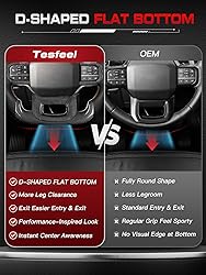 TESFEEL Carbon Fiber Steering Wheel for F150