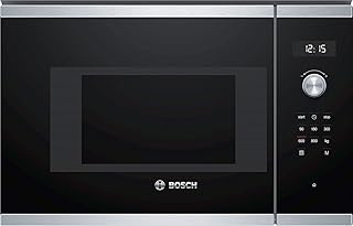 Bosch BFL524MS0 Serie 6 Einbau-Mikrowelle / 900 W / 20 L / Drehteller 25,5 cm / Türanschlag Links / Edelstahl / AutoPilot 7 / Elektronische Türöffnung