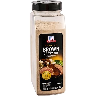 Amazon.com: McCormick Premium Brown Gravy Mix, 21 oz