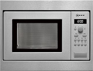 Neff H53W50N3 Einbau-Mikrowelle N30 / 36,4 x 45,3 cm (H x B) / 17 l / Edelstahl / Auftaufunktion / Garfunktion / 7 Automatikprogramme