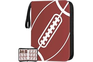 KITOYZ 720 Pockets Football Card Binder with Sleeves fit for Baseball Cards, Trading Cards Album Cards Holder Protectors Set Fit for Game Card, Sports, Football Card