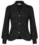 Womens Fall 2023 Open Front Short Chunky Cable Knit