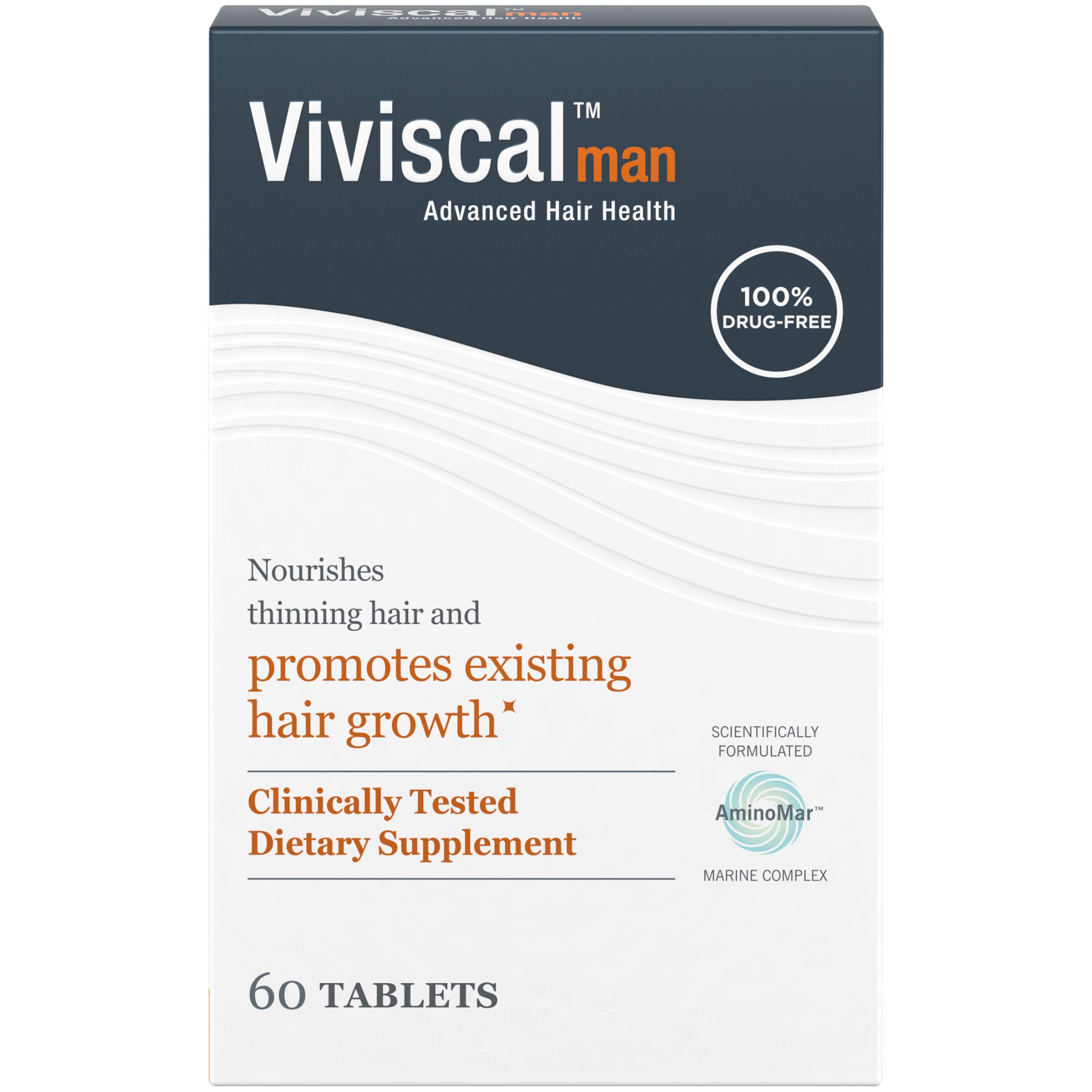 Viviscal Man Hair Growth Supplements, 60 Count