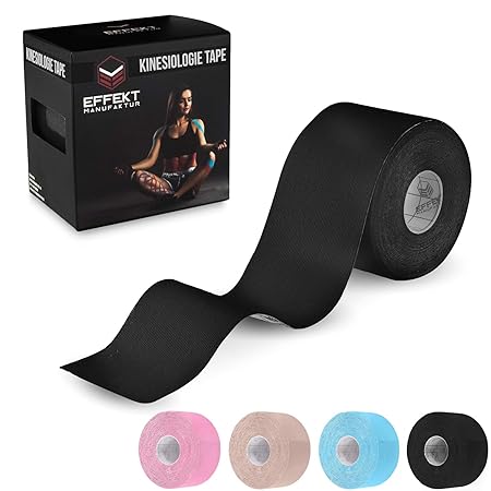 Effekt Manufaktur Kinesiologie Tape in verschiedenen Farben (5m x 5cm) - Kinesiotapes wasserfest und elastisch - Physiotape K