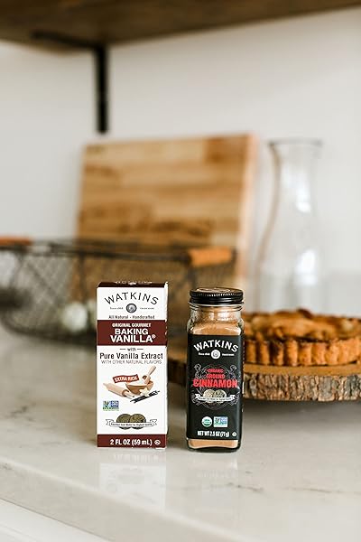 WATKINS GOURMET ORGANIC SPICE JAR, GROUND CINNAMON, 2.5 OUNCE