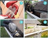 KAHEIGN 6Pcs Metal Gutter Guards Expandable Screen Filter Strainer Downpipe view 6