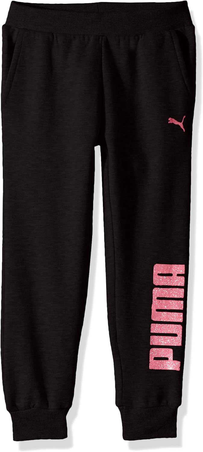 girls grey puma joggers