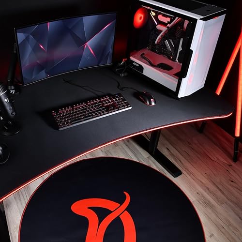 Arozzi Arena-NA-Pure-Black Arena Gaming Desk, Pure Black in Kuwait