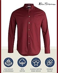 Ben Sherman Men's Button Down Shirt - Regular Fit