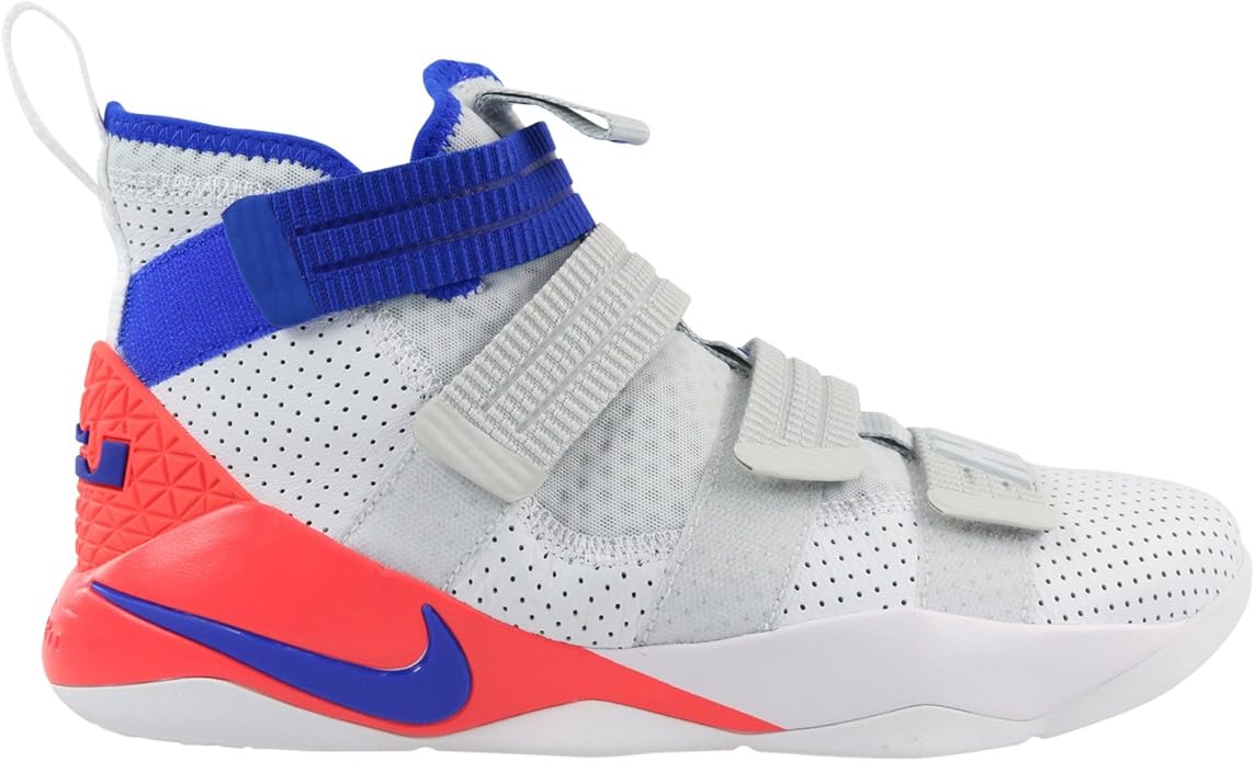 Amazon.com | Nike Lebron Soldier 11 SFG Ultramarine Mens Basketball-Shoes 897646-101_14 - Grey 