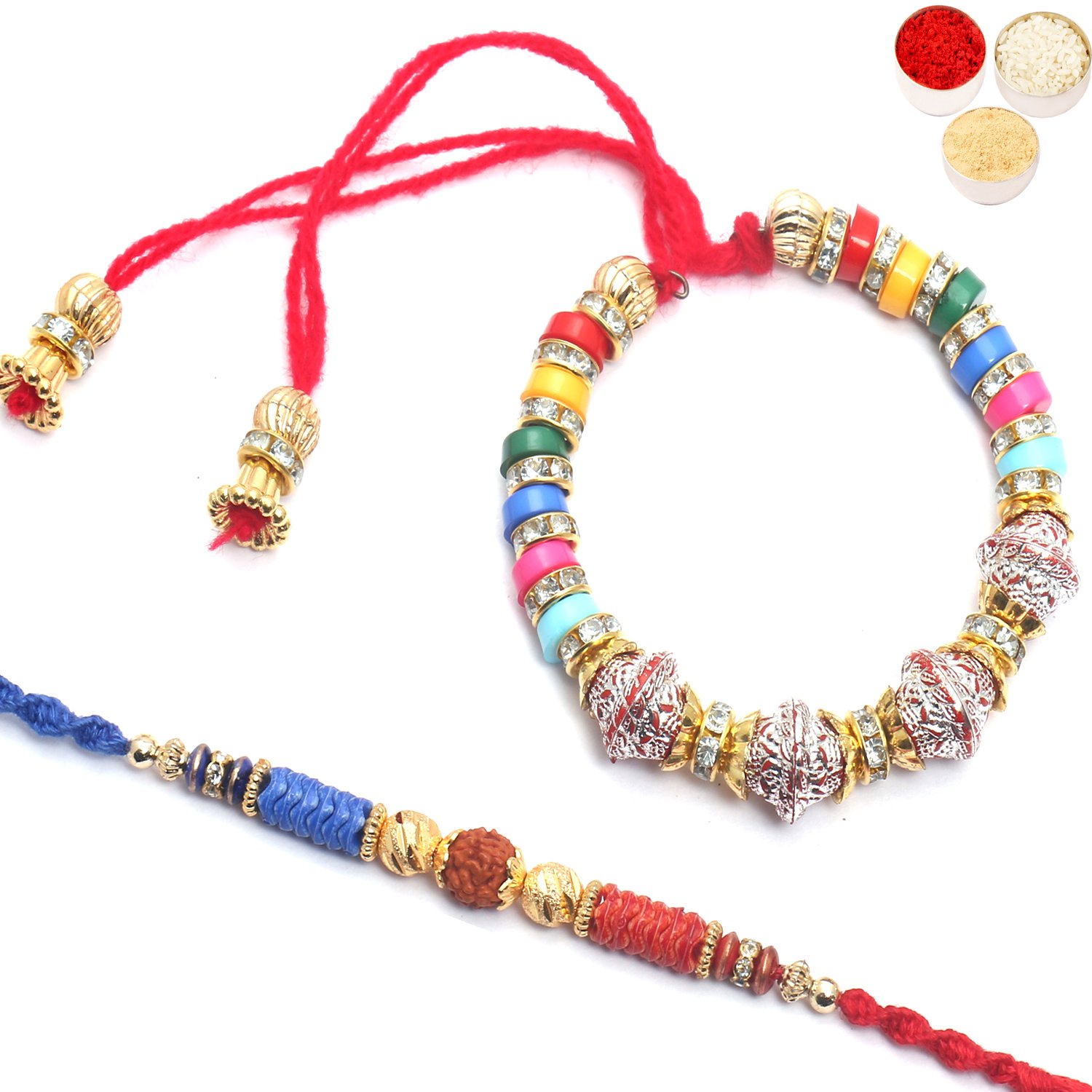 ghasitaram gifts rakhi for brother rakhis online - my love 4u bhaiya bhabhi rakhi