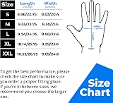 toolant 100% Waterproof Winter Gloves Touchscreen Thermal Insulated Blue Large view 7