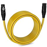 LyxPro 25 Feet XLR Microphone Cable Balanced Male