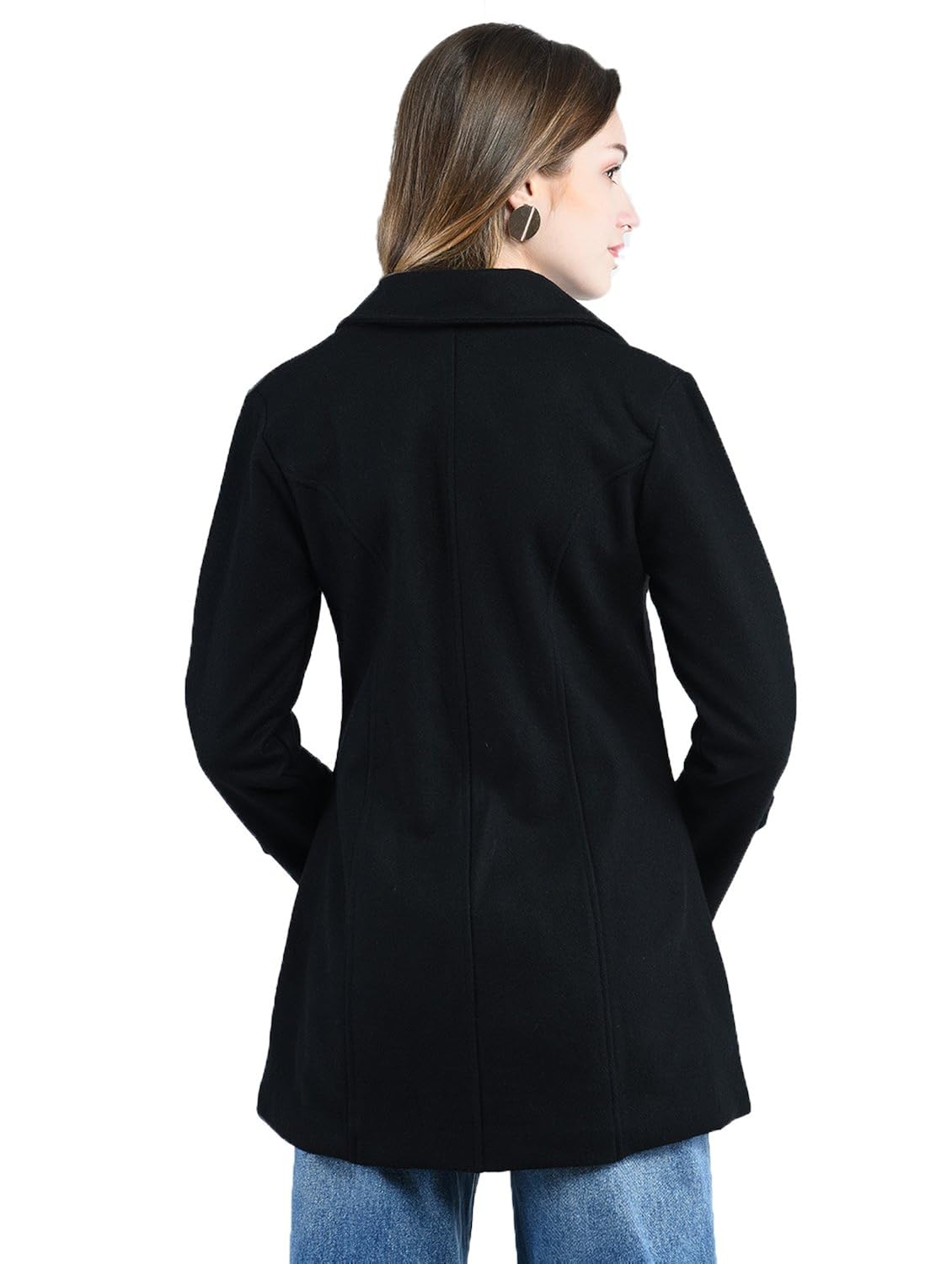 peptrends women's regular fit coat