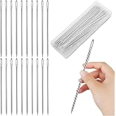 Sewing Needles for Upholstery, 10PCS, 6" Length | 3mm Thickness, Big Eye, Hand Sewing for Stitching and Crafting Projects