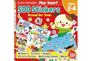Play Smart 500 Stickers Around Our Town: For Ages 2-4