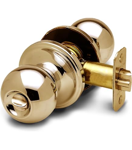 Prime-Line U 9558 Renfort De Porte 3,5 Cm – Sûreté Antivol Pour Porte Bois/Métal – Laiton, Facile à Poser
