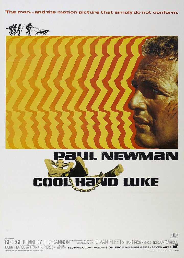 OMG Printing Cool Hand Luke Paul Newman Poster/Print/Picture Satin Photo Paper - A4 - 210mm x 297mm