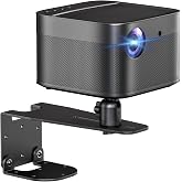 PUTORSEN Projector Wall &amp; Ceiling Mount,Fits 1/4" Screw,22 lbs Load | 22lbs Wall &amp; 13.2lbs Ceiling Load Capacity,360&deg; Rotation,5-inch Extension Adjustment, for Home Theater/Office/Conference Room