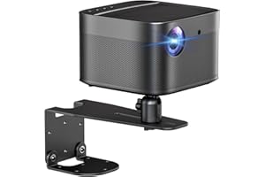 PUTORSEN Projector Wall & Ceiling Mount with 1/4” Screw, 22 lb Wall & 13.2 lb Ceiling Load Capacity, 360° Rotation & 10cm Adj