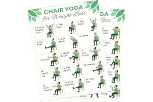 Chair Exercises for Seniors - 30-Day Workout Charts - Personal Trainer Chair Yoga Guide,for Senior Beginner Mobility Balance 