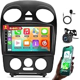 8 Core [4G+64G] Car Radio for VW Beetle 2004 2005 2006 2007 2008 2009 2010 | Android Touch Screen Beetle Stereo, DSP 32 EQ/IPS Screen/Carplay/Android Auto/SWC/Bluetooth 5.0/WiFi