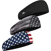 Tough Headwear Mens Headband | Sweat Headbands for Men Women Working Out Running Sports – Athletic Sweat Band Exercise