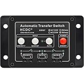 Automatic Transfer Switch, AC120V 30Amp, ATS Auto Transfer Switch, HCDC HD067/120V30A