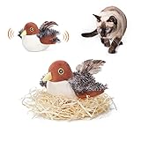 Potaroma Cat Toys Rechargeable Flapping Bird