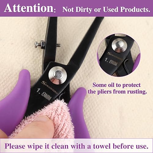 SPEEDWOX Metal Hole Punch Pliers Round Hole Punch Pliers For