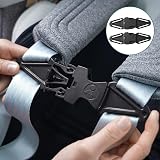Solbrezeni 2Pcs Anti Escape Car Seat Safety Straps Chest Clip Black view 5