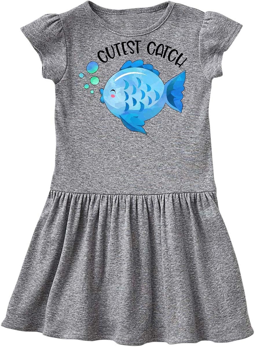 inktastic Cutest Catch Cute Blue Fish Infant Dress Clothing