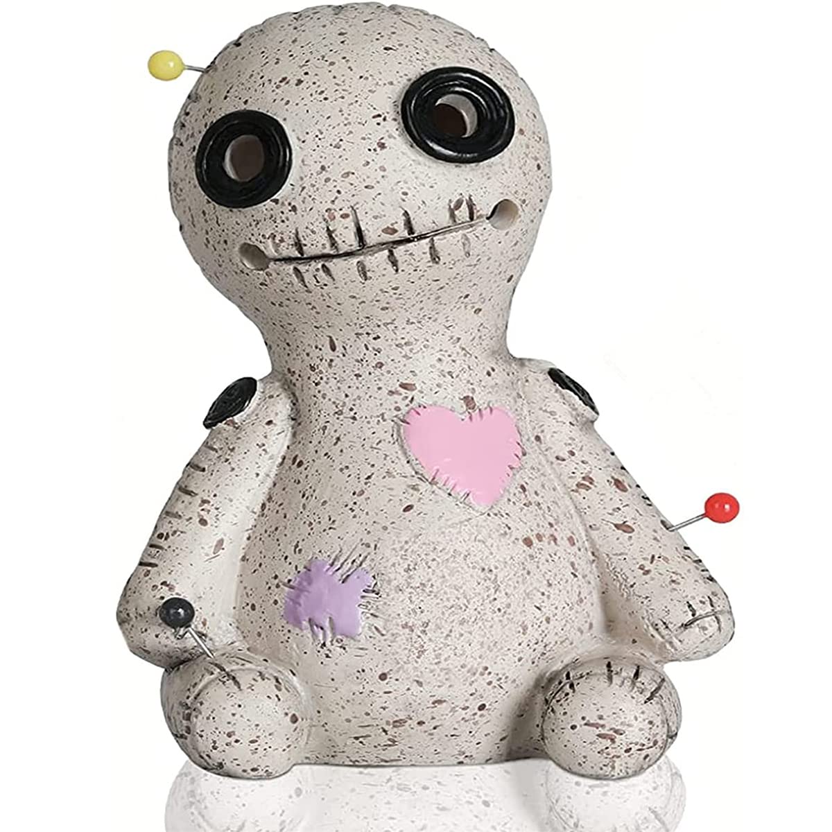 Doll Incense Burner,Tilted Voodoo Doll Cone Burner,Backflow Incense Holder, Incense Burner Resin Desktop Ornament Handmade Craft for Home Office Meditation Yoga Room